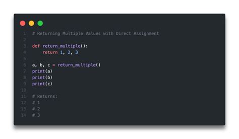 python user defined function return multiple values