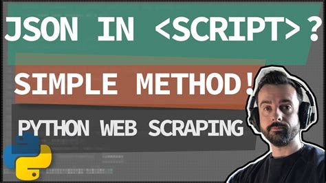python web scraping json in script tags