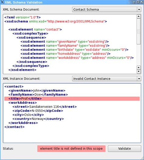 python xml schema validation example
