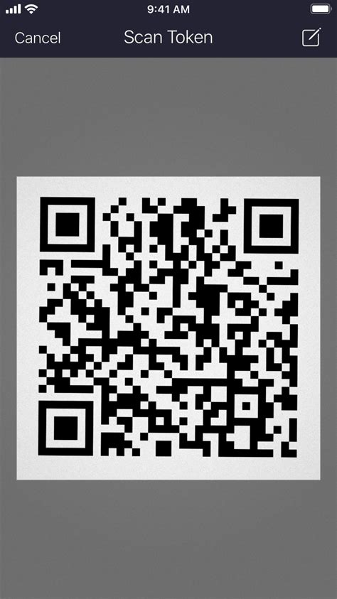 qr code for authenticator app iphone