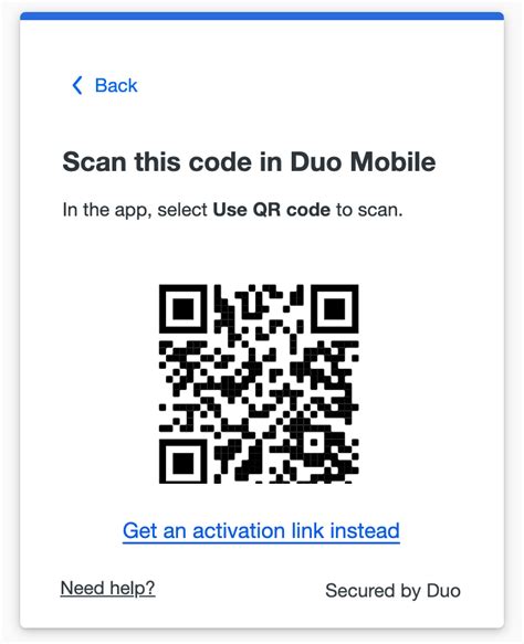 qr code for duo security