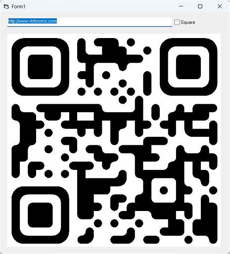 qr code generator vb6 sample