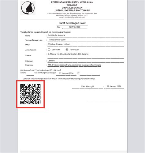 QR code pada amplop