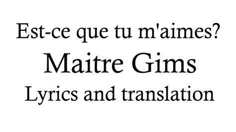 qu'est ce que tu aimes meaning in english