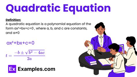 quadratic equation examples pdf