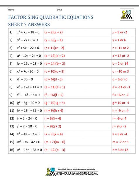 quadratic equation questions and answers pdf class 9