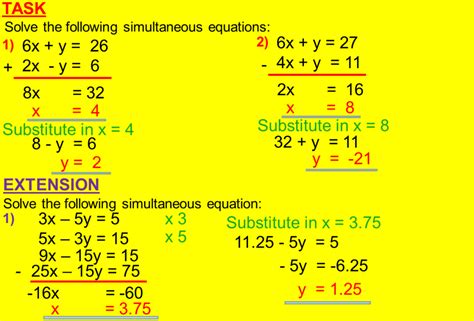 quadratic simultaneous equations questions and answers pdf