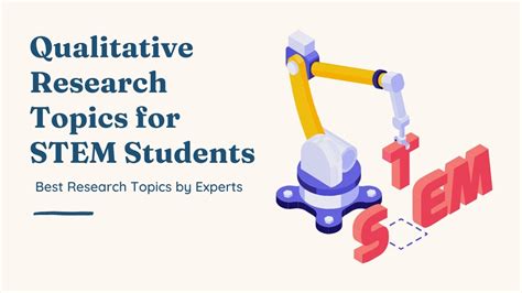 qualitative research topics for stem students