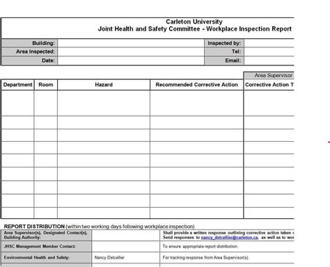 quality inspection report format in excel