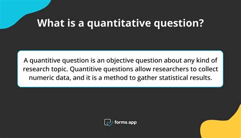 quantitative questions examples in survey