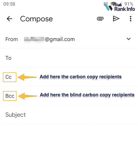 que es cc and bcc in email