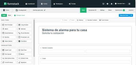 que es formstack