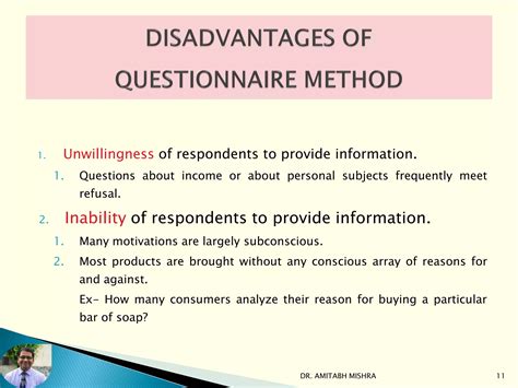 questionnaire method of data collection ppt
