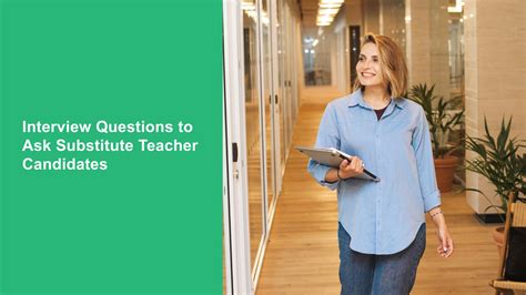 questions asked in a substitute teacher interview