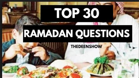 questions to ask about ramadan in islam