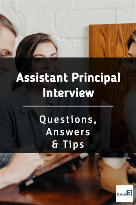 questions to ask at the end of an interview for assistant principal