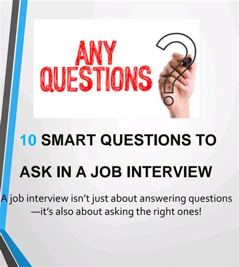 questions to ask at the end of an interview to stand out