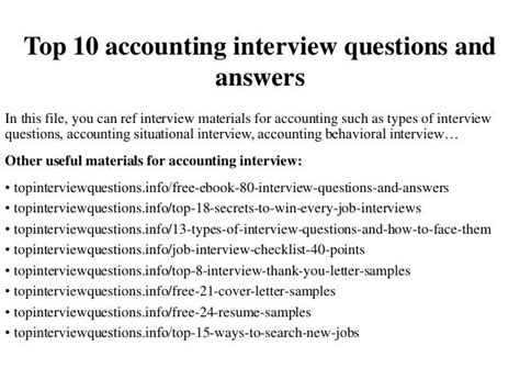 questions to ask during an accounting internship interview