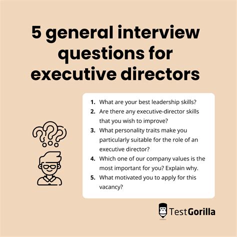 questions to ask executive director interview
