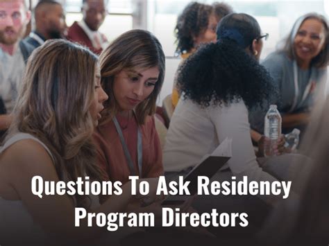 questions to ask residency program directors