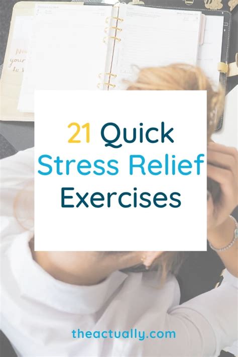 quick stress relief exercises
