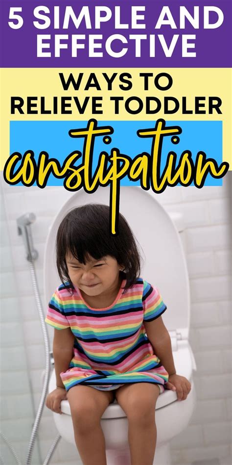 quick ways to relieve constipation in toddlers