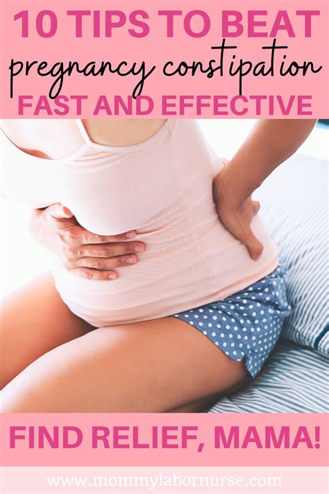 quick ways to relieve constipation when pregnant