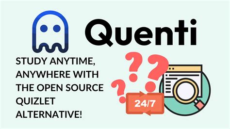 quizlet alternatives open source