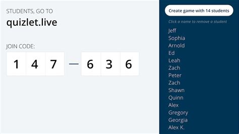 quizlet live code generator