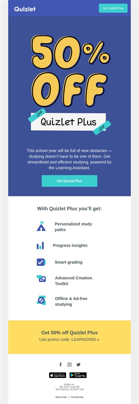quizlet plus discount code