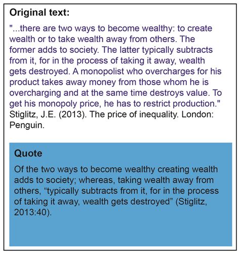 quotation examples in academic writing