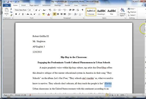 quoting someone in mla format