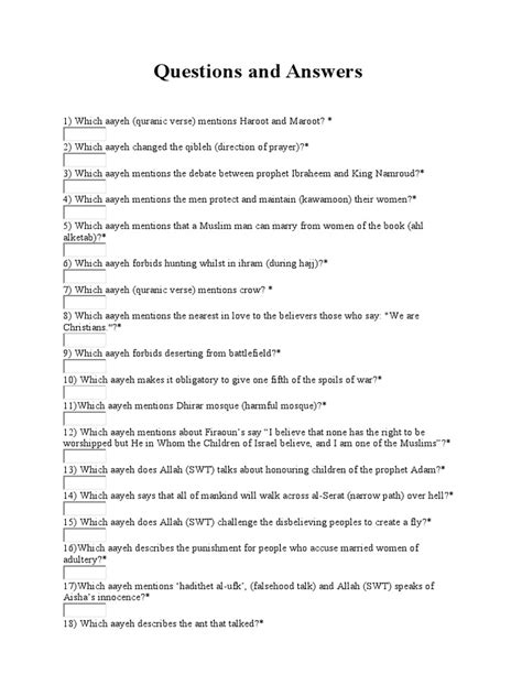 quran quiz questions and answers in english pdf