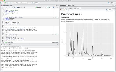 r markdown example report