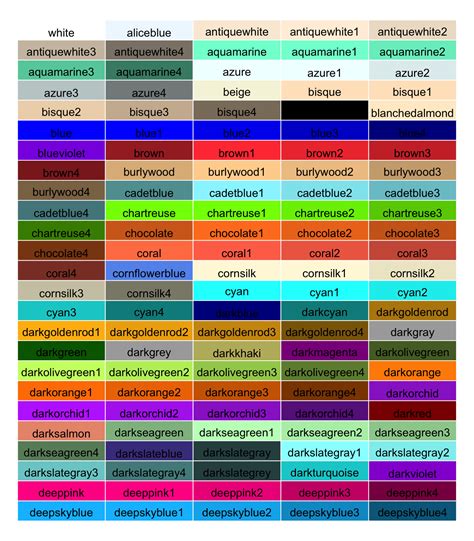 r program colors