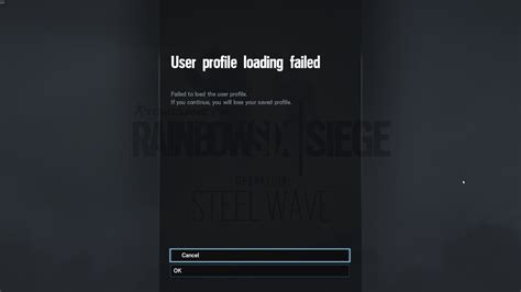r6s user profile loading failed