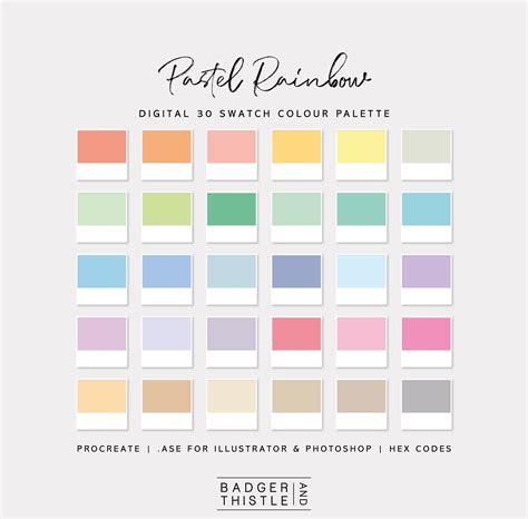 rainbow colour code in canva