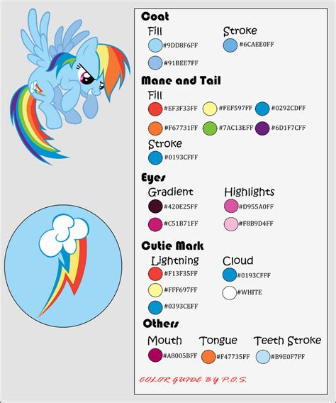 rainbow dash skin hex code