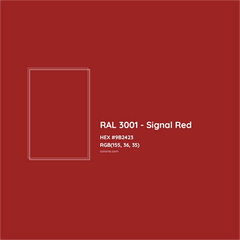 ral code for signal red