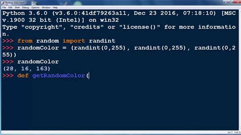 random color python code