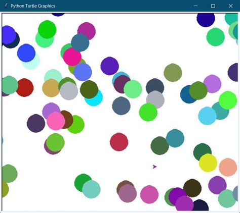 random colors in python turtle