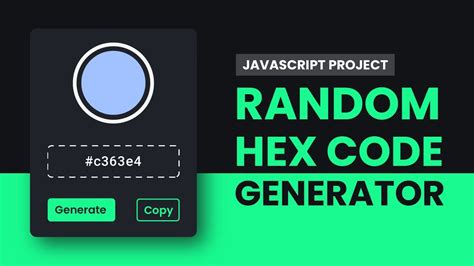 random hex number js