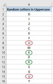 random letter generator in excel
