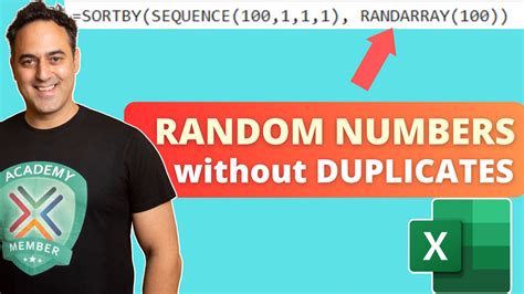 random number without duplicates