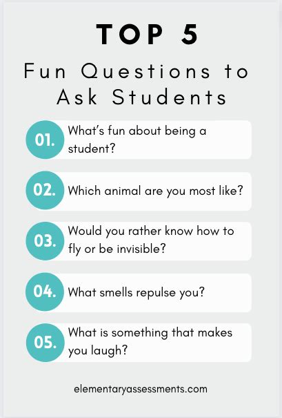 random questions to ask elementary students