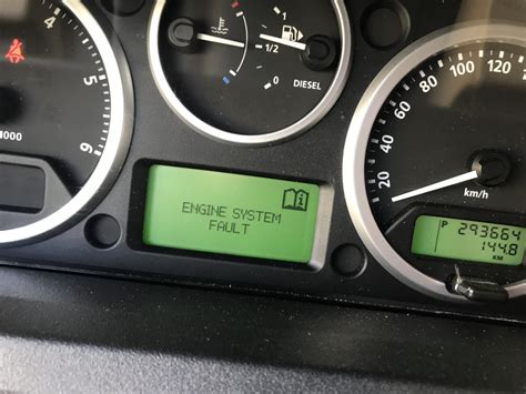 range rover engine system fault problems