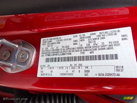 rapid red metallic paint code