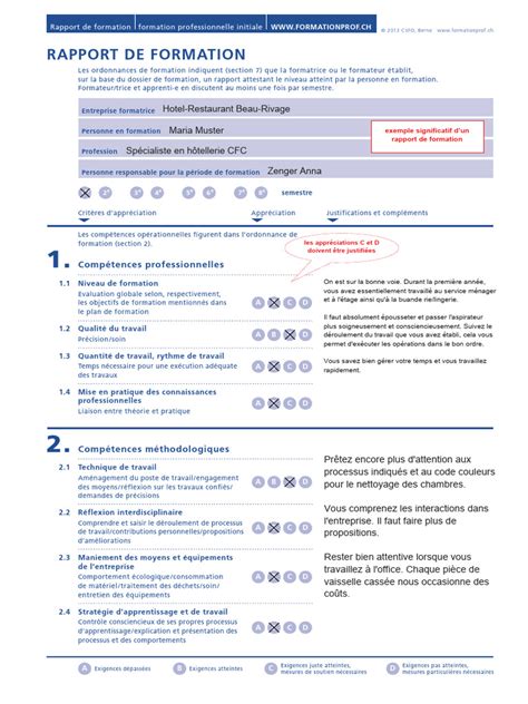 rapport formation examples