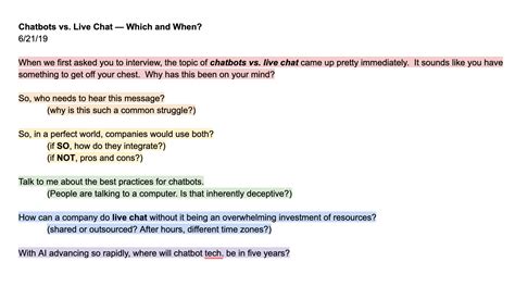 rapport questions examples