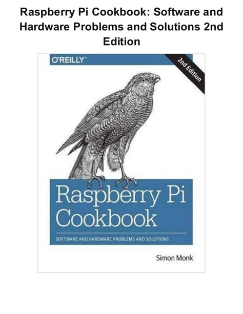 raspberry pi cookbook software and hardware problems and solutions pdf